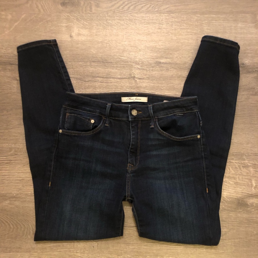 Mavi Tess High Rise Skinny Jeans Ankle Size 27